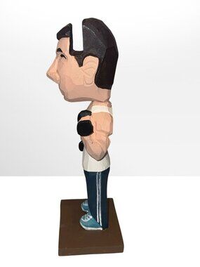 Peepers Wood Hand Carved & Painted Man Fitness Eyeglass/Sunglass Holder Stand